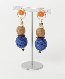 TATRAS CONCEPT STORE（タトラスコンセプトストア）の「NECTAR NECTAR(ネクターネクター) Crochet Bead Thread wrapped Bead Earrings ピアス（ピアス（両耳用））」