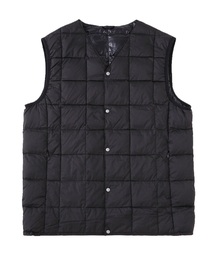 TAION | 【TAION】タイオン V NECK BUTTON DOWN VEST (WOMENS)(ダウンベスト)