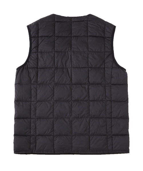 TAION（タイオン）の「【TAION】タイオン V NECK BUTTON DOWN VEST (WOMENS)（ダウンベスト・レディース・ブラック/ベージュ/グリーン/ネイビー/カーキ/ピンク/グレー/オフホワイト/ブルー/パープル/レッド/オレンジ・SMALL/MEDIUM/LARGE）」の14枚目の写真