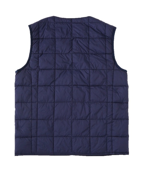 TAION（タイオン）の「【TAION】タイオン V NECK BUTTON DOWN VEST (WOMENS)（ダウンベスト・レディース・ブラック/ベージュ/グリーン/ネイビー/カーキ/ピンク/グレー/オフホワイト/ブルー/パープル/レッド/オレンジ・SMALL/MEDIUM/LARGE）」の15枚目の写真