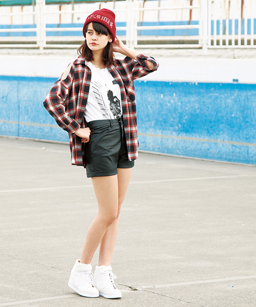 WEGO（ウィゴー）の「WEGO/刺繍リブワッチキャップ（ニットキャップ/ビーニー・メンズ・ブラック/杢グレー/ネイビー/ワイン・FREE）」の10枚目の写真