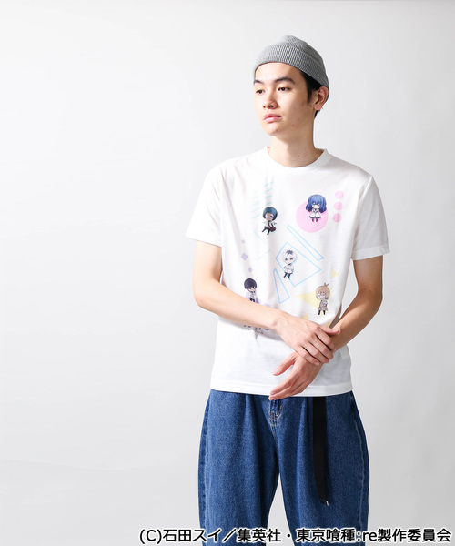 WEGO(ウィゴー)の「∴WEGO/東京喰種トーキョーグール:reコラボキャラプリントTシャツ(Tシャツ/カットソー・メンズ・ホワイト・SMALL/MEDIUM/LARGE)」の4枚目の写真