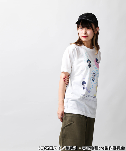 WEGO(ウィゴー)の「∴WEGO/東京喰種トーキョーグール:reコラボキャラプリントTシャツ(Tシャツ/カットソー・メンズ・ホワイト・SMALL/MEDIUM/LARGE)」の7枚目の写真