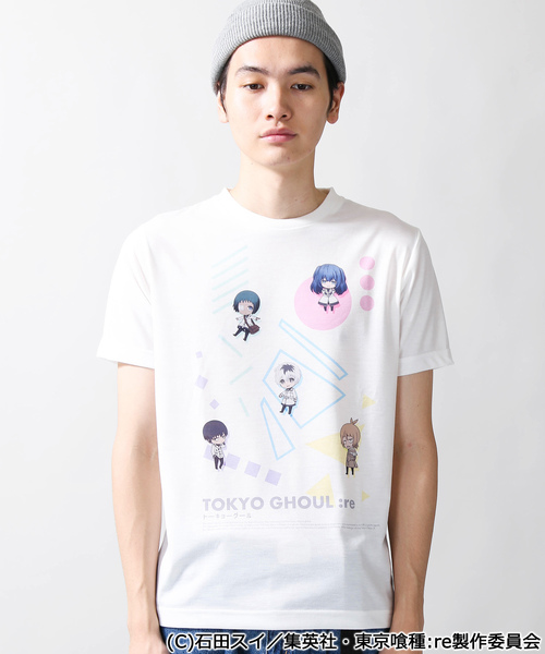 WEGO(ウィゴー)の「∴WEGO/東京喰種トーキョーグール:reコラボキャラプリントTシャツ(Tシャツ/カットソー・メンズ・ホワイト・SMALL/MEDIUM/LARGE)」の3枚目の写真