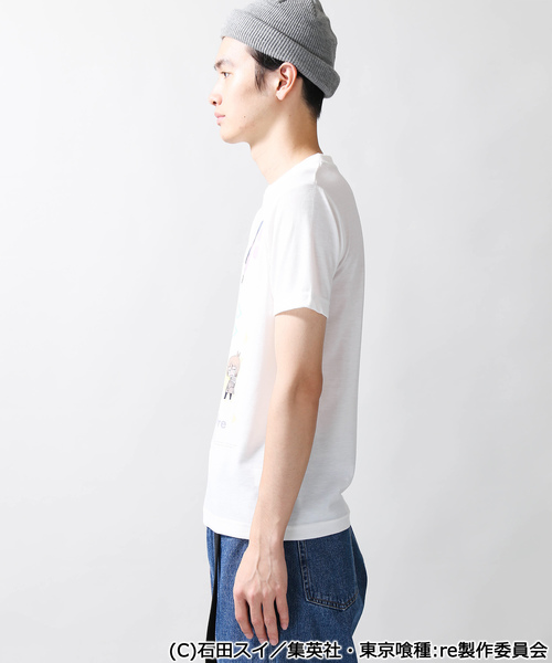 WEGO(ウィゴー)の「∴WEGO/東京喰種トーキョーグール:reコラボキャラプリントTシャツ(Tシャツ/カットソー・メンズ・ホワイト・SMALL/MEDIUM/LARGE)」の6枚目の写真