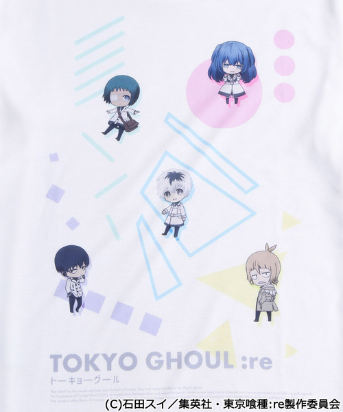WEGO(ウィゴー)の「∴WEGO/東京喰種トーキョーグール:reコラボキャラプリントTシャツ(Tシャツ/カットソー・メンズ・ホワイト・SMALL/MEDIUM/LARGE)」の5枚目の写真