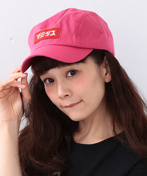 mmts(マミタス)の「<ユニセックス>mmts / ロゴCAP(キャップ・レディース・ブラック/ライトブルー/ピンク・ONE SIZE)」の1枚目の写真