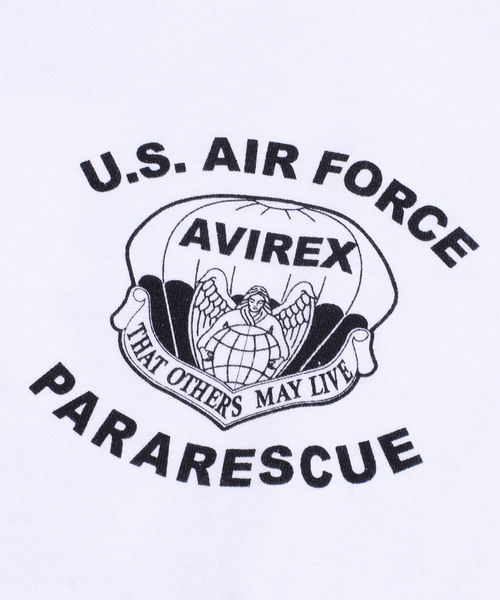 And A（アンドエー）の「AVIREX アヴィレックス / LS USAF PINNAP GIRL ピンナップガールバックプリント長袖Tシャツ / 6193325（Tシャツ/カットソー・メンズ・ホワイト/ブラック/グレー/サックスブルー・MEDIUM/LARGE/X-LARGE/XX-LARGE）」の10枚目の写真