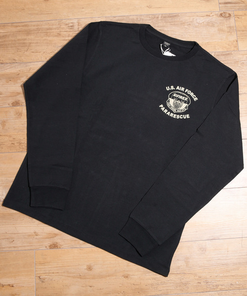 And A（アンドエー）の「AVIREX アヴィレックス / LS USAF PINNAP GIRL ピンナップガールバックプリント長袖Tシャツ / 6193325（Tシャツ/カットソー・メンズ・ホワイト/ブラック/グレー/サックスブルー・MEDIUM/LARGE/X-LARGE/XX-LARGE）」の13枚目の写真