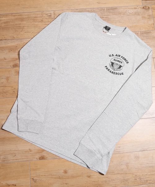 And A（アンドエー）の「AVIREX アヴィレックス / LS USAF PINNAP GIRL ピンナップガールバックプリント長袖Tシャツ / 6193325（Tシャツ/カットソー・メンズ・ホワイト/ブラック/グレー/サックスブルー・MEDIUM/LARGE/X-LARGE/XX-LARGE）」の16枚目の写真