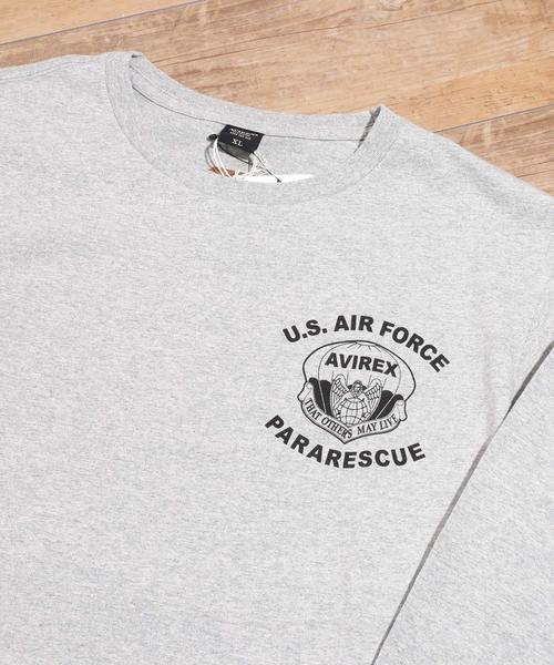And A（アンドエー）の「AVIREX アヴィレックス / LS USAF PINNAP GIRL ピンナップガールバックプリント長袖Tシャツ / 6193325（Tシャツ/カットソー・メンズ・ホワイト/ブラック/グレー/サックスブルー・MEDIUM/LARGE/X-LARGE/XX-LARGE）」の17枚目の写真