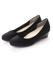 minky me! | ラウンドトゥローウェッジ走れるキレイめパンプス(パンプス)