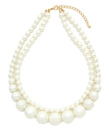 WEGO | WEGO/2連パールネックレス(ネックレス)