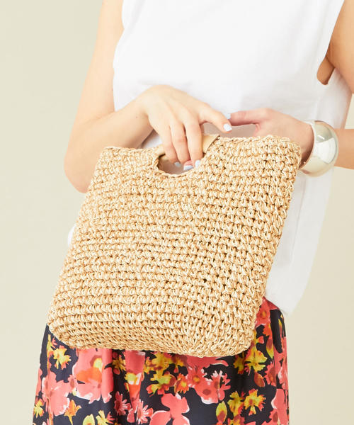 BEAUTY&YOUTH UNITED ARROWS（ビューティーアンドユースユナイテッドアローズ）の「BY∴ ペーパースクエアショルダーバッグ -2WAY-（ショルダーバッグ・レディース・グレー/ナチュラル・FREE）」の3枚目の写真