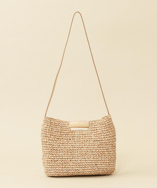 BEAUTY&YOUTH UNITED ARROWS（ビューティーアンドユースユナイテッドアローズ）の「BY∴ ペーパースクエアショルダーバッグ -2WAY-（ショルダーバッグ・レディース・グレー/ナチュラル・FREE）」の16枚目の写真