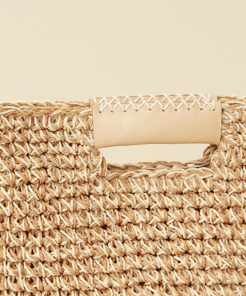 BEAUTY&YOUTH UNITED ARROWS（ビューティーアンドユースユナイテッドアローズ）の「BY∴ ペーパースクエアショルダーバッグ -2WAY-（ショルダーバッグ・レディース・グレー/ナチュラル・FREE）」の9枚目の写真