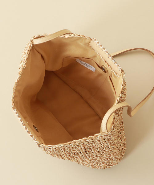 BEAUTY&YOUTH UNITED ARROWS（ビューティーアンドユースユナイテッドアローズ）の「BY∴ ペーパースクエアショルダーバッグ -2WAY-（ショルダーバッグ・レディース・グレー/ナチュラル・FREE）」の11枚目の写真