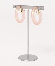 natural couture | クリアフープイヤリング(イヤリング)