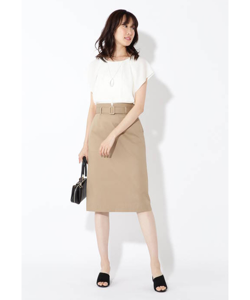 NATURAL BEAUTY BASIC（ナチュラルビューティーベーシック）の「[洗える]バックリボンブラウス（シャツ/ブラウス・レディース・ブラック/オフホワイト/ブルー・SMALL/MEDIUM）」の10枚目の写真