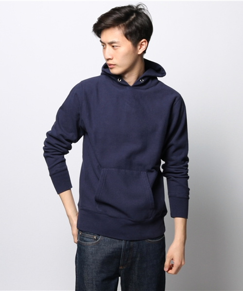 JOURNAL STANDARD（ジャーナルスタンダード）の「ヘビースウェットパーカー○（パーカー・メンズ・グレー/ホワイト/ネイビー・LARGE/MEDIUM）」の3枚目の写真