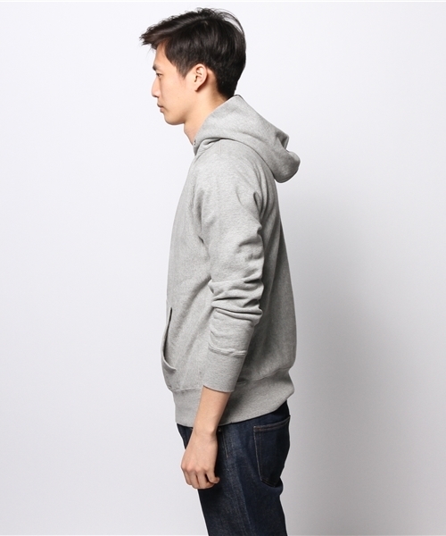 JOURNAL STANDARD（ジャーナルスタンダード）の「ヘビースウェットパーカー○（パーカー・メンズ・グレー/ホワイト/ネイビー・LARGE/MEDIUM）」の9枚目の写真