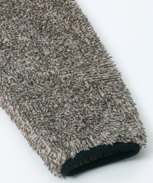 LOGOS（ロゴス）の「LOGOS/ロゴス  ボアフリースブルゾン（ブルゾン・メンズ・ベージュ/ネイビー/グレー/グリーン・LL/M/L）」の8枚目の写真