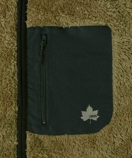 LOGOS（ロゴス）の「LOGOS/ロゴス  ボアフリースブルゾン（ブルゾン・メンズ・ベージュ/ネイビー/グレー/グリーン・LL/M/L）」の12枚目の写真