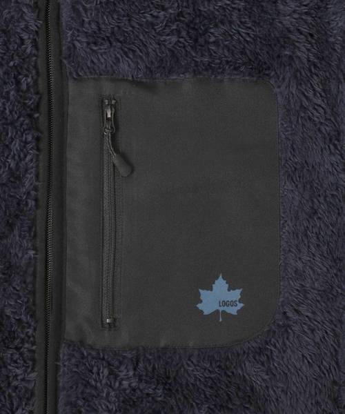 LOGOS（ロゴス）の「LOGOS/ロゴス  ボアフリースブルゾン（ブルゾン・メンズ・ベージュ/ネイビー/グレー/グリーン・LL/M/L）」の14枚目の写真