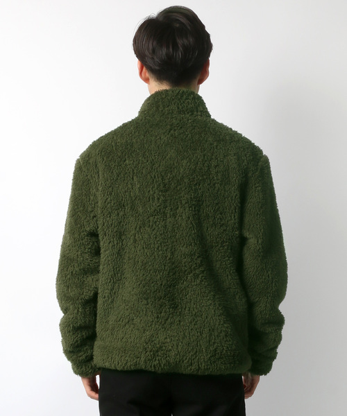 LOGOS（ロゴス）の「LOGOS/ロゴス  ボアフリースブルゾン（ブルゾン・メンズ・ベージュ/ネイビー/グレー/グリーン・LL/M/L）」の20枚目の写真