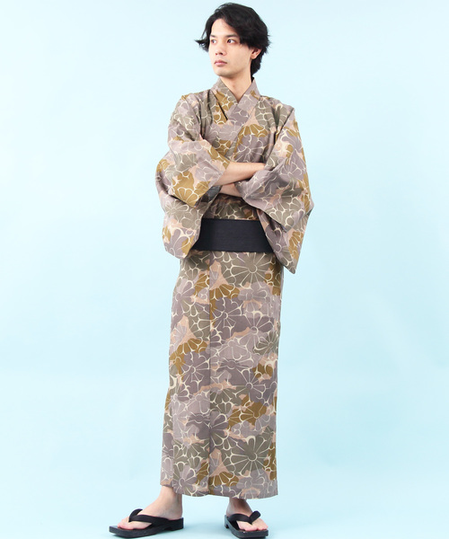 格子浴衣 帯 下駄3点セット 浴衣 ８ Eight エイト のファッション水着 着物 浴衣浴衣 セール