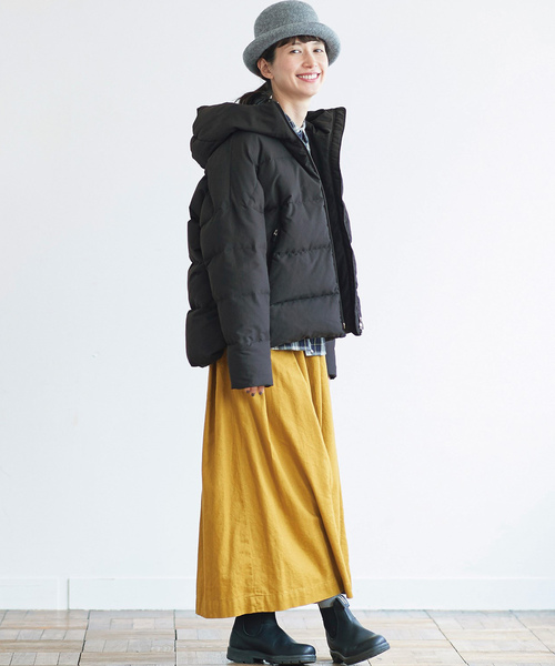 Sunny clouds(サニークラウズ)の「SUNNY CLOUDS ドロップショルダーダウンジャケット〈レディース〉(ダウンジャケット/コート・レディース・ブラック・NM/MEDIUM/LARGE/X-LARGE/XX-LARGE)」の6枚目の写真