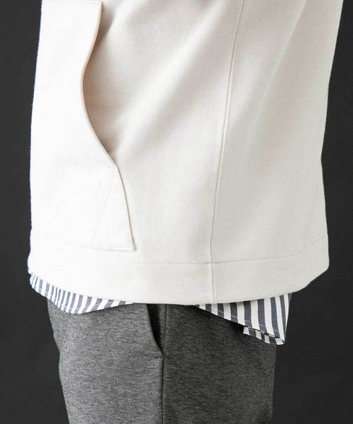 UNITED TOKYO（ユナイテッドトウキョウ）の「【OnE】スウェットプルパーカー（パーカー・メンズ・ブラック/グリーン/グレイッシュベージュ/オレンジ/ベージュ・1/2/3）」の12枚目の写真