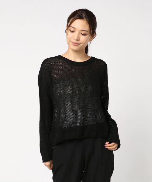 WEGO(ウィゴー)の「WEGO VINTAGE/ルーズニット(ニット/セーター・レディース・ブラック/ベージュ/ブラウン・FREE)」の10枚目の写真
