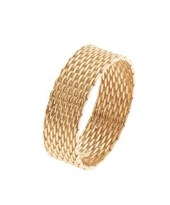 K10メッシュ チェーンリング細（リング）｜COCOSHNIK（ココシュニック