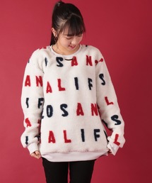 EVOLUTION | 【EVOLUTION】シープボア英字 長袖 スウェットトレーナー(スウェット)