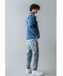 【North】monkey time デニムフィッシュテールコート monkey time XL デニム モッズコートフィッシュテール