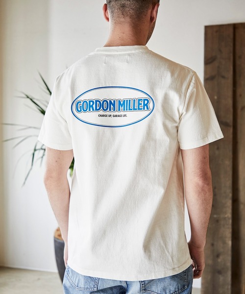 GORDON MILLER(ゴードンミラー)の「GORDON MILLER(ゴードンミラー) PRINTED POCKET TEE (プリントポケットTシャツ)(Tシャツ/カットソー・メンズ・ホワイト/ブラック・S/M/L)」の3枚目の写真