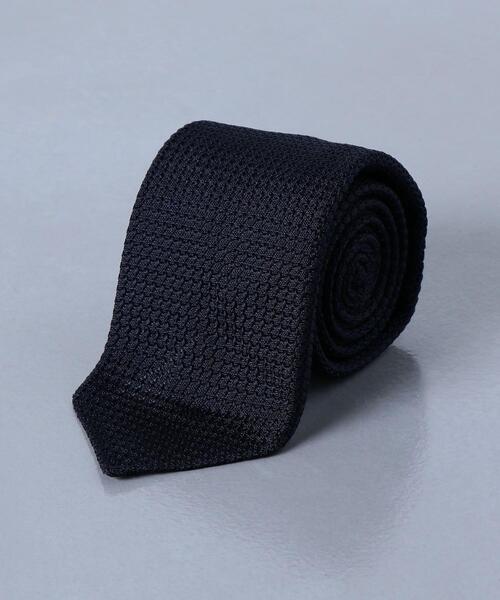 UNITED ARROWS（ユナイテッドアローズ）の「＜UNITED ARROWS＞ ３フォールド ソリッド タイ（ネクタイ・メンズ・ネイビー/ブラック/ダークブラウン/ターコイズブルー・FREE）」の3枚目の写真