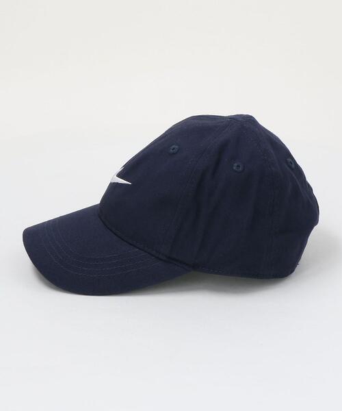 NIKE（ナイキ）の「NIKE（ナイキ）SWOOSH BALL CAP（キャップ・キッズ・ブラック/ネイビー・FREE）」の9枚目の写真