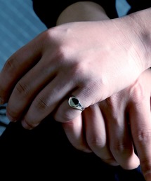 YArKA（ヤーカ）の「【YArKA/ヤーカ】silver925 flat face circle ring[ffcr]/丸面リング シルバー925（リング）」