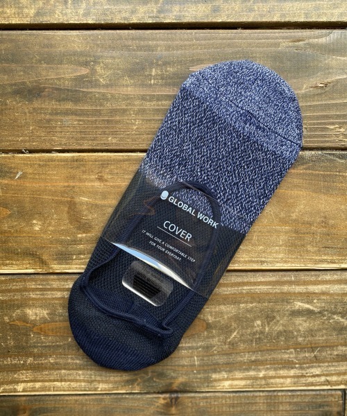 GLOBAL WORK（グローバルワーク）の「クリーンメッシュシューズイン【抗菌防臭】/862269（ソックス/靴下・メンズ・ライトブルー/ブラック/その他/グレー系その他/グリーン系その他/ブルー系その他/ゴールド系その他/コーラル/ライトイエロー/サックスブルー/グレー系その他3/ライトグレー/ブルー系その他4/ブルー・FREE）」の10枚目の写真