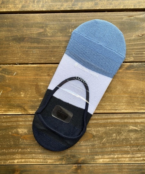 GLOBAL WORK（グローバルワーク）の「クリーンメッシュシューズイン【抗菌防臭】/862269（ソックス/靴下・メンズ・ライトブルー/ブラック/その他/グレー系その他/グリーン系その他/ブルー系その他/ゴールド系その他/コーラル/ライトイエロー/サックスブルー/グレー系その他3/ライトグレー/ブルー系その他4/ブルー・FREE）」の7枚目の写真