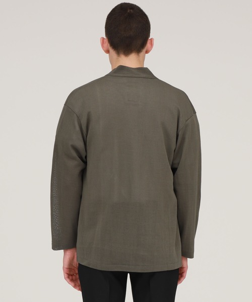 markaware（マーカウェア）の「【MARKAWARE】ジャパニーズカーディガン / A20A-14CS01C（カーディガン/ボレロ・メンズ・ブラック/ダークグリーン・1/2）」の18枚目の写真