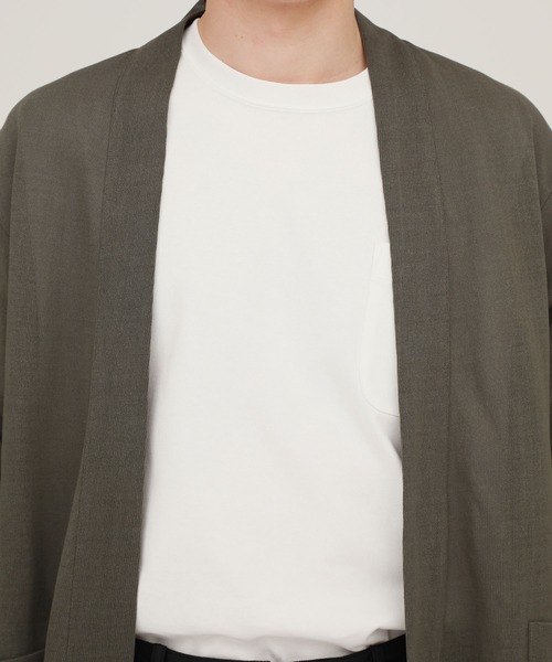 markaware（マーカウェア）の「【MARKAWARE】ジャパニーズカーディガン / A20A-14CS01C（カーディガン/ボレロ・メンズ・ブラック/ダークグリーン・1/2）」の20枚目の写真