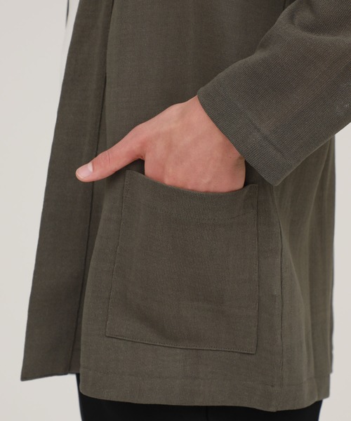 markaware（マーカウェア）の「【MARKAWARE】ジャパニーズカーディガン / A20A-14CS01C（カーディガン/ボレロ・メンズ・ブラック/ダークグリーン・1/2）」の14枚目の写真