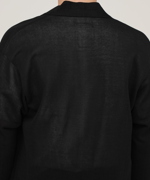 markaware（マーカウェア）の「【MARKAWARE】ジャパニーズカーディガン / A20A-14CS01C（カーディガン/ボレロ・メンズ・ブラック/ダークグリーン・1/2）」の12枚目の写真