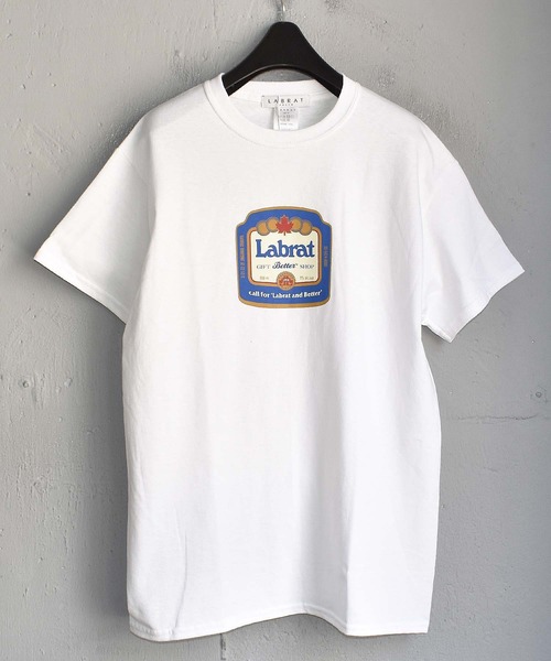 LABRAT（ラブラット）の「LABRAT×Better gift shop beer tee（Tシャツ/カットソー・メンズ・ホワイト/ブラック/ブラウン・MEDIUM/LARGE/X-LARGE）」の2枚目の写真