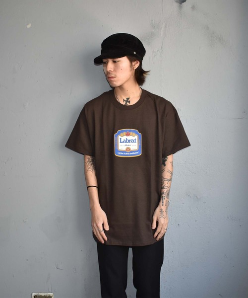 LABRAT（ラブラット）の「LABRAT×Better gift shop beer tee（Tシャツ/カットソー・メンズ・ホワイト/ブラック/ブラウン・MEDIUM/LARGE/X-LARGE）」の4枚目の写真