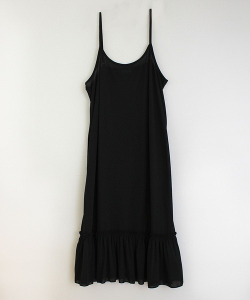 RNA(アールエヌエー)の「M1431 ロングルーズキャミワンピース(ワンピース・レディース・ブラック/レッド/ホワイト・MEDIUM)」の2枚目の写真