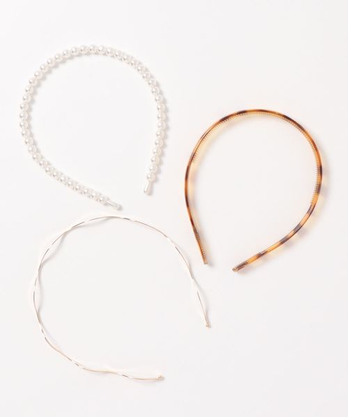 Fun & Daily（ファンアンドデイリー）の「F&D : 3セットミックスカチューシャ（カチューシャ・レディース・その他1/その他2/その他3・FREE）」の3枚目の写真